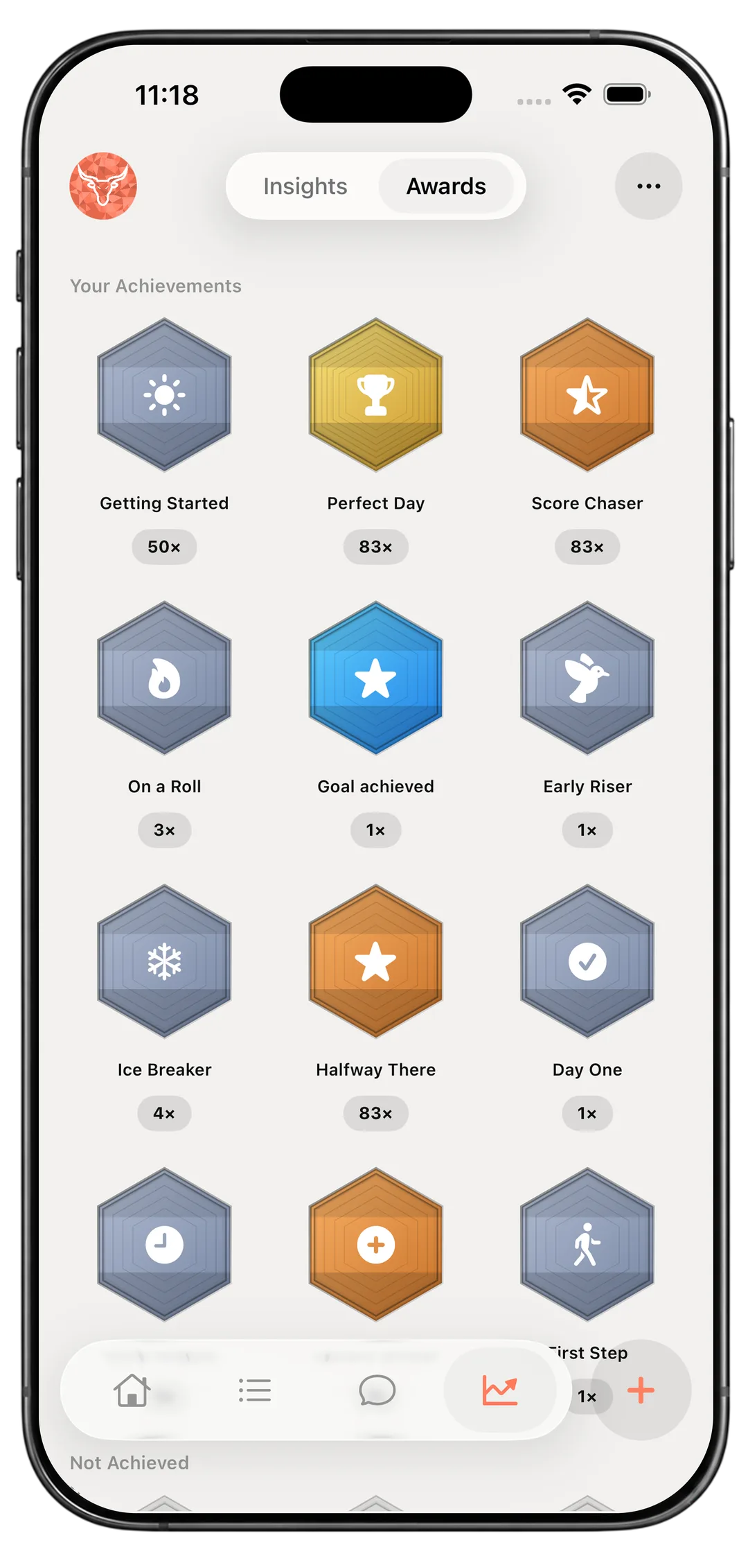 PRIMAL awards and achievements on iPhone